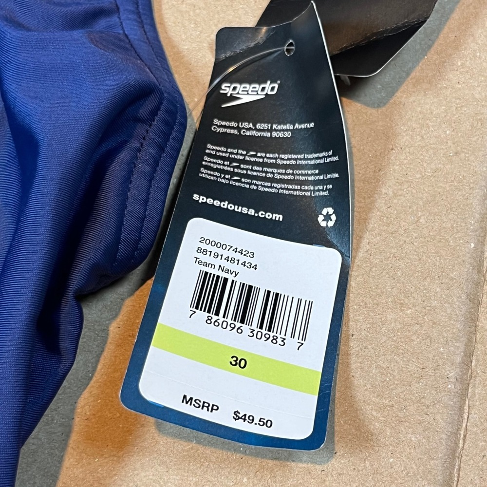 Speedo ProLT Womens One Piece Swimsuit Team Navy Blue Size 30 NWT 88191481434 - Picture 5 of 5